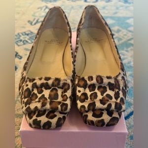 Ann Mashburn Leopard Pony Hair Buckle Shoe